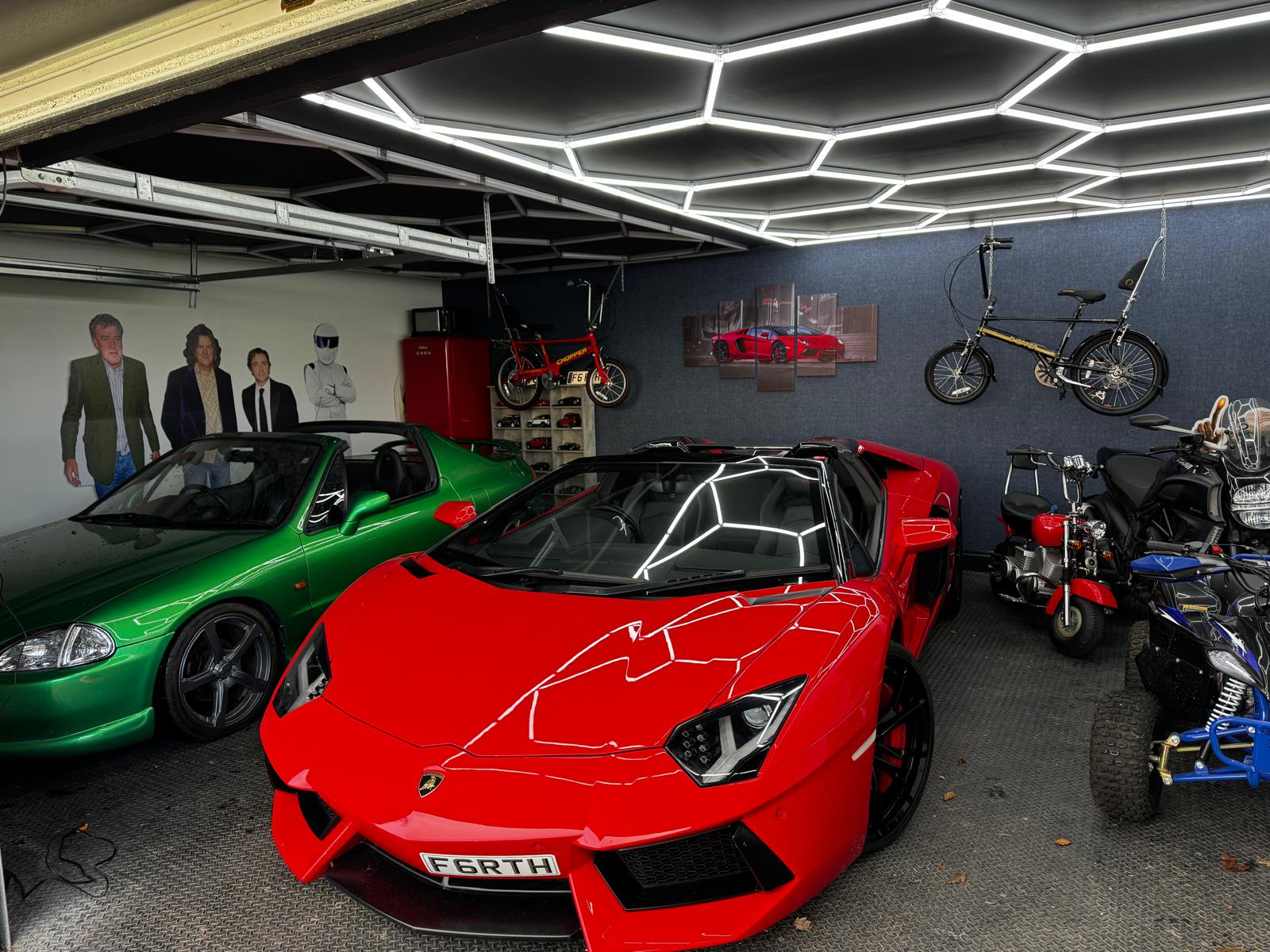 Lamborghini in workshop